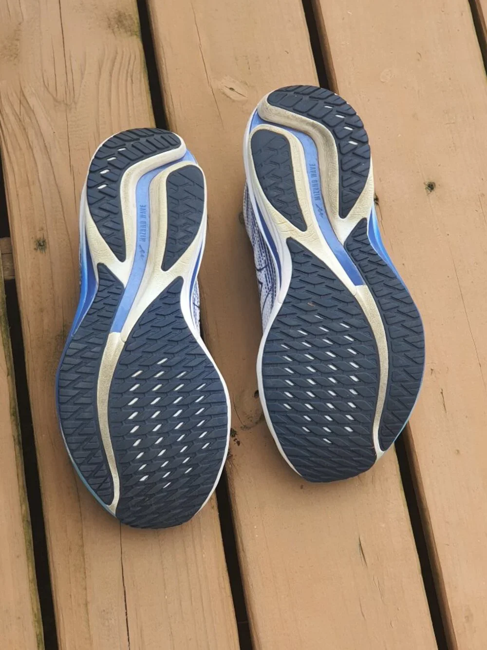 Mizuno Wave Rider 28 "White/Estate Blue" Men's Running Shoe Size 11 - Picture 8 of 8